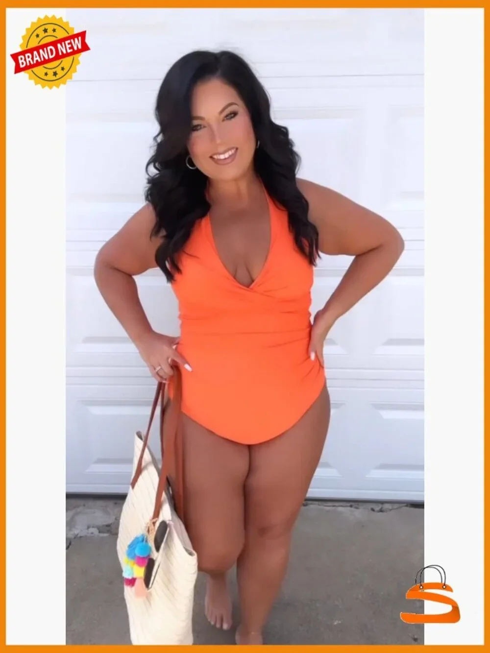 Tummy Control Halter One Piece Swimsuits Push Up Bathing Suits